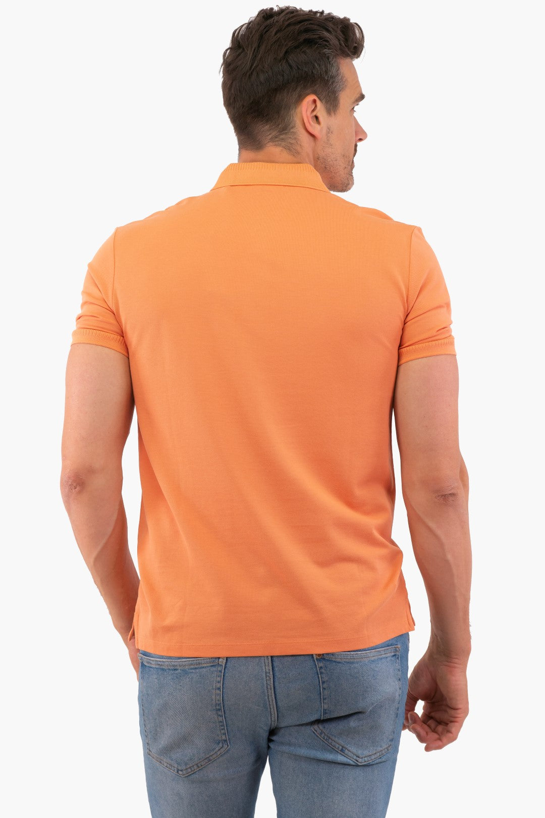 Hugo Boss polo shirt in Orange color Boss 50490770 811