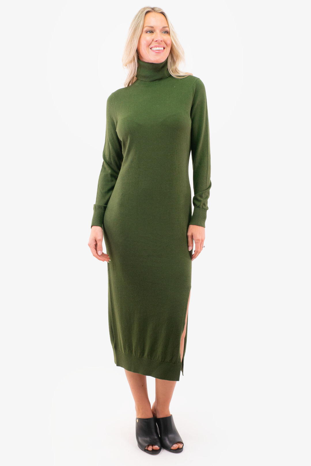 Green michael kors dress best sale