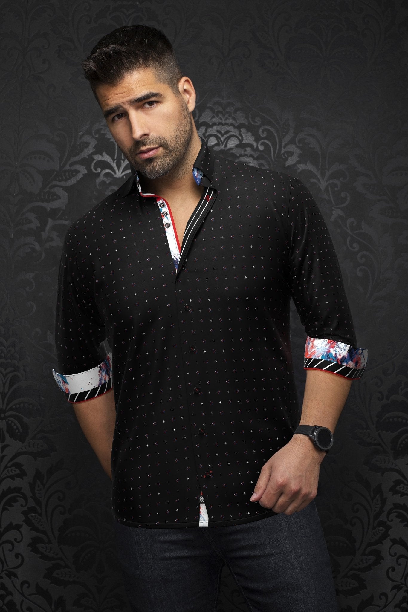 CHEMISE CAMPOS Black AU NOIR