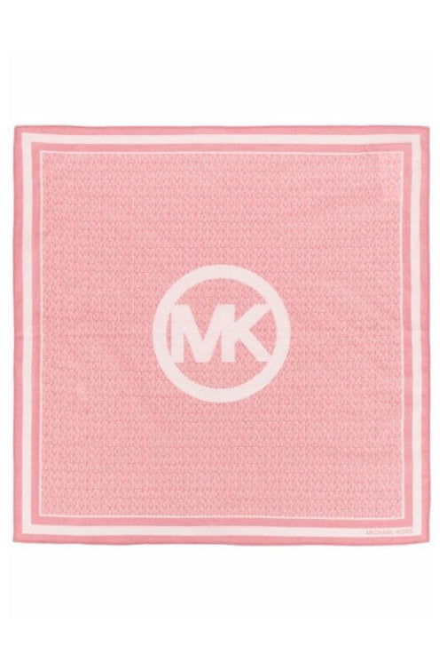 Boutique Option Mk Michael Kors Logo Scarf in Pink Color Kors Ms200025Tz 669