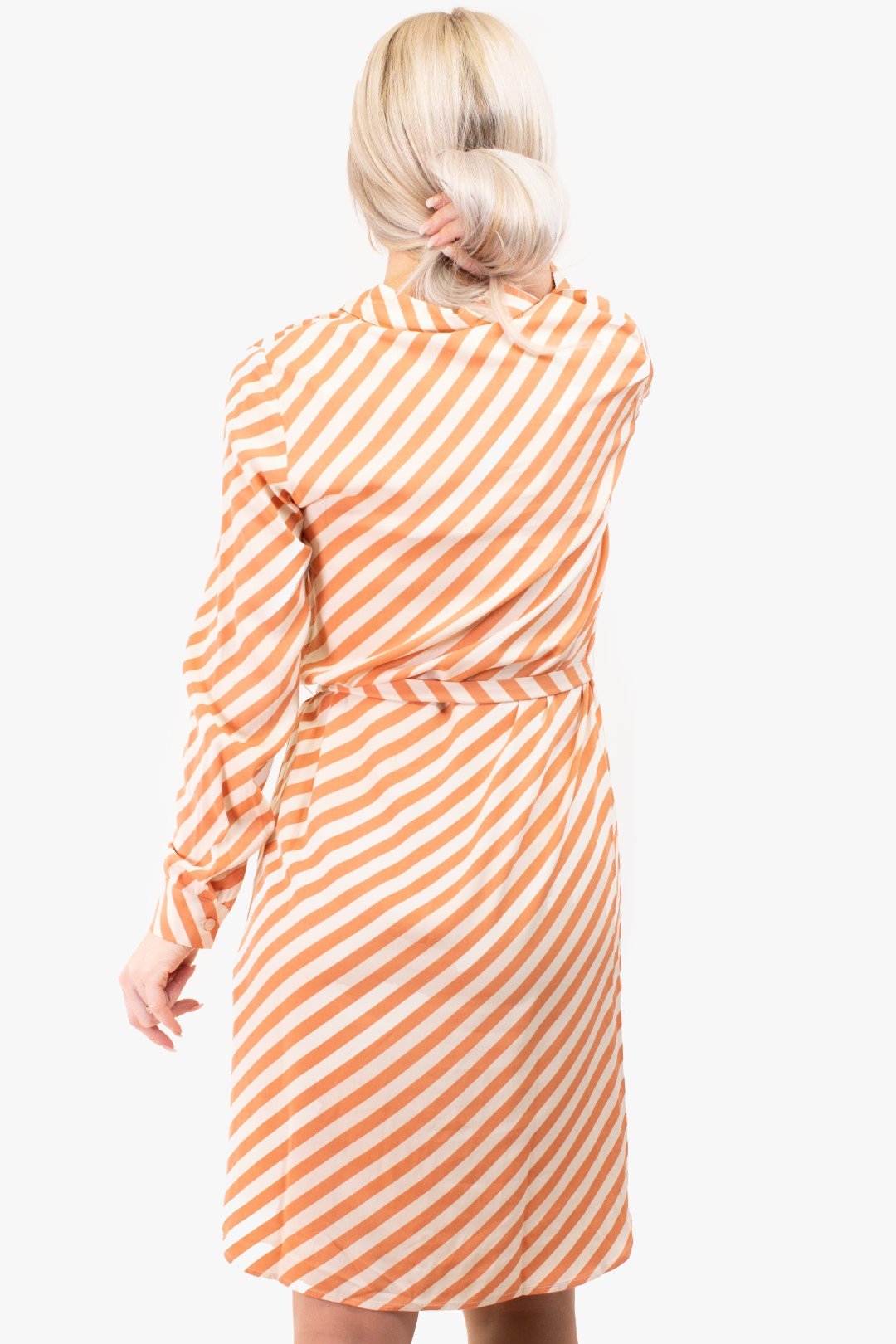 Ichi orange dress hotsell