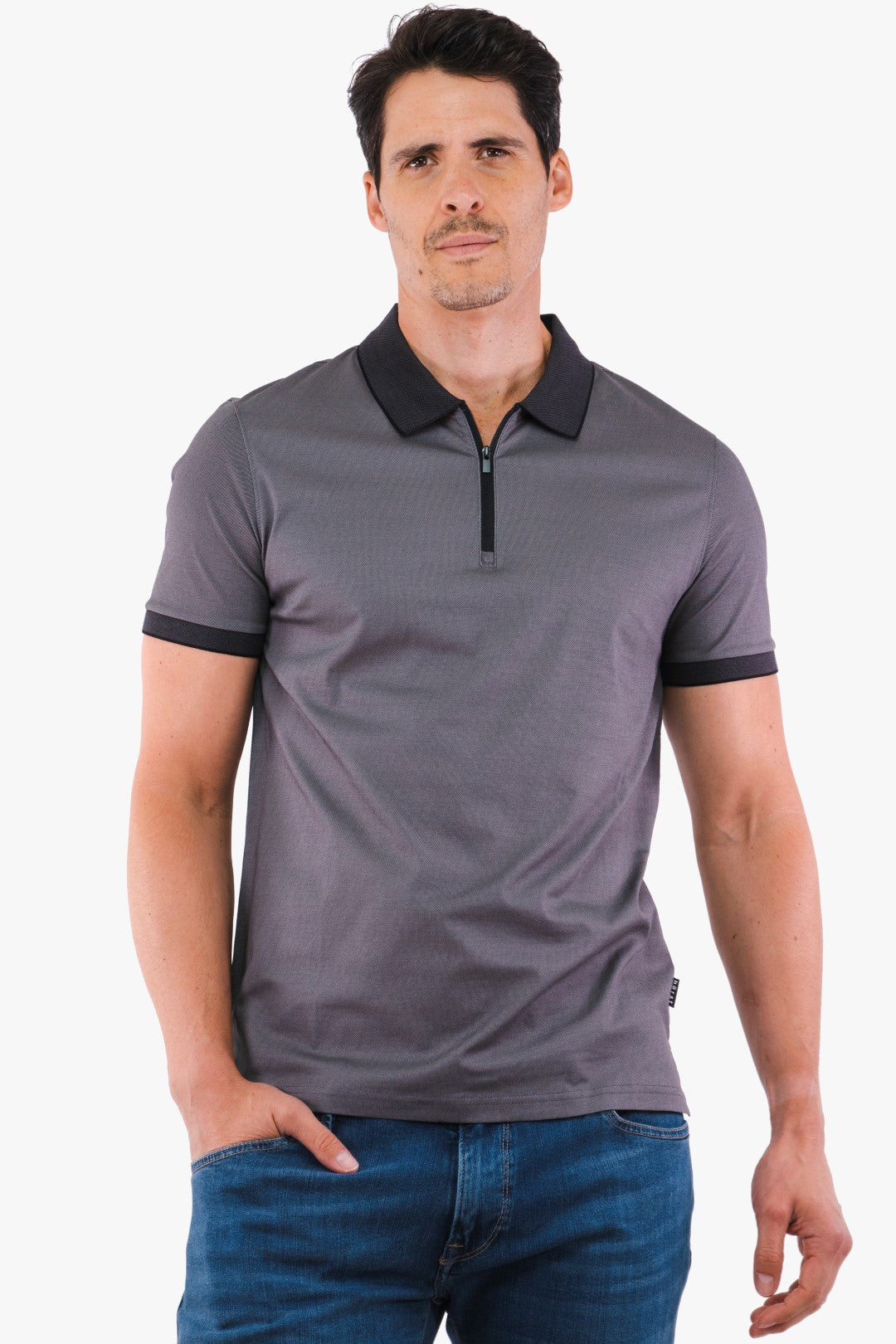 Polo Hörst de couleur Charbon