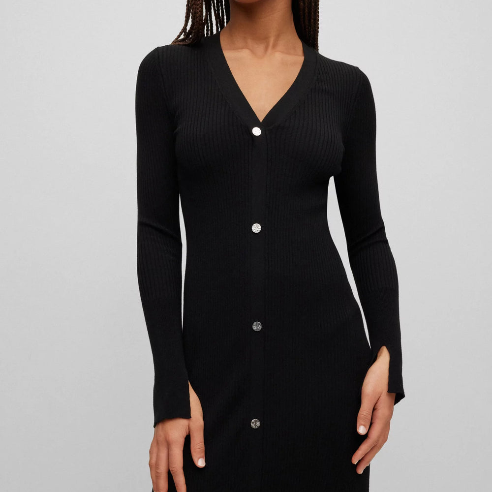 Robe Hugo Boss de couleur Noir