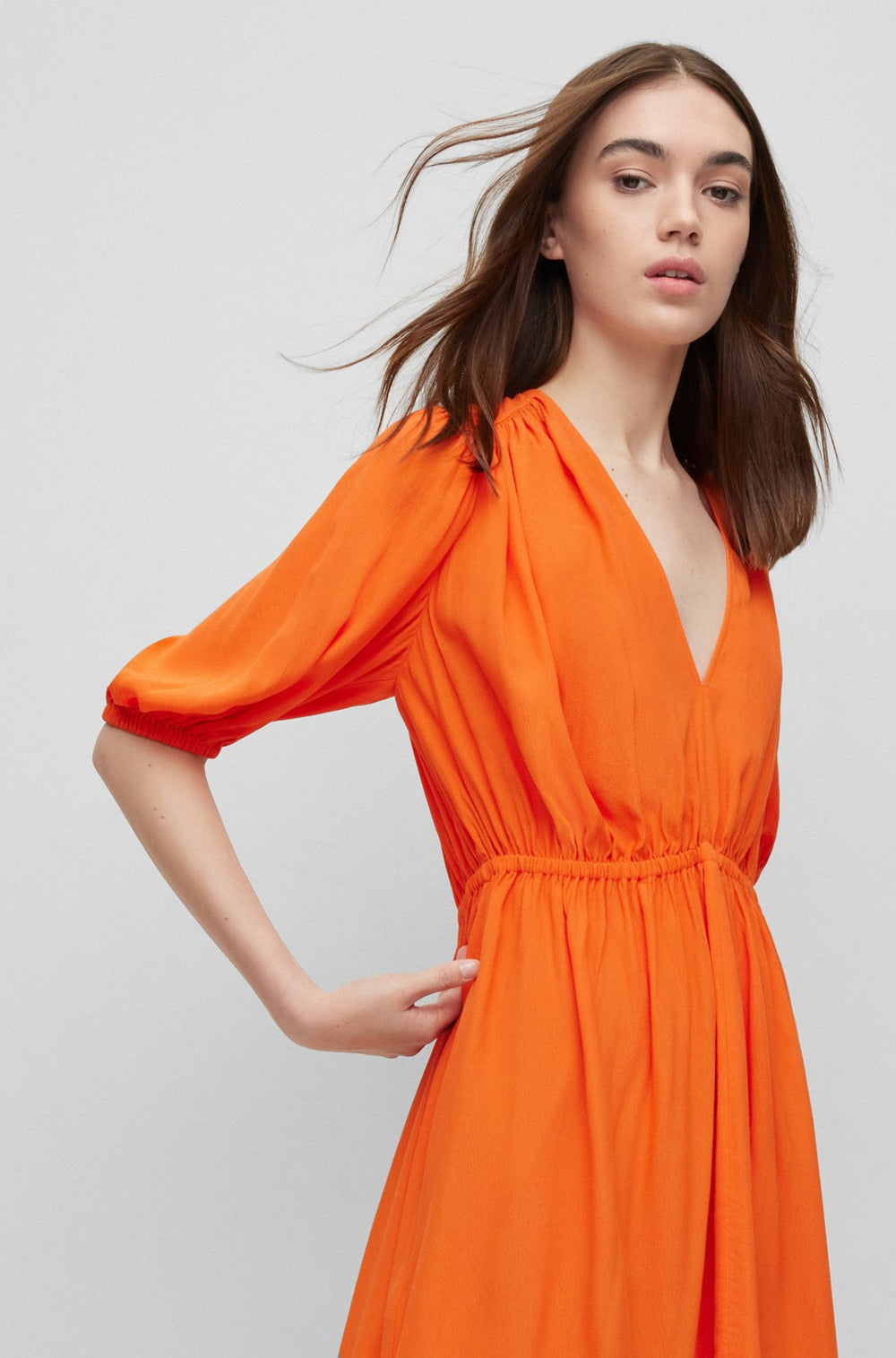 Robe Hugo Boss de couleur Orange