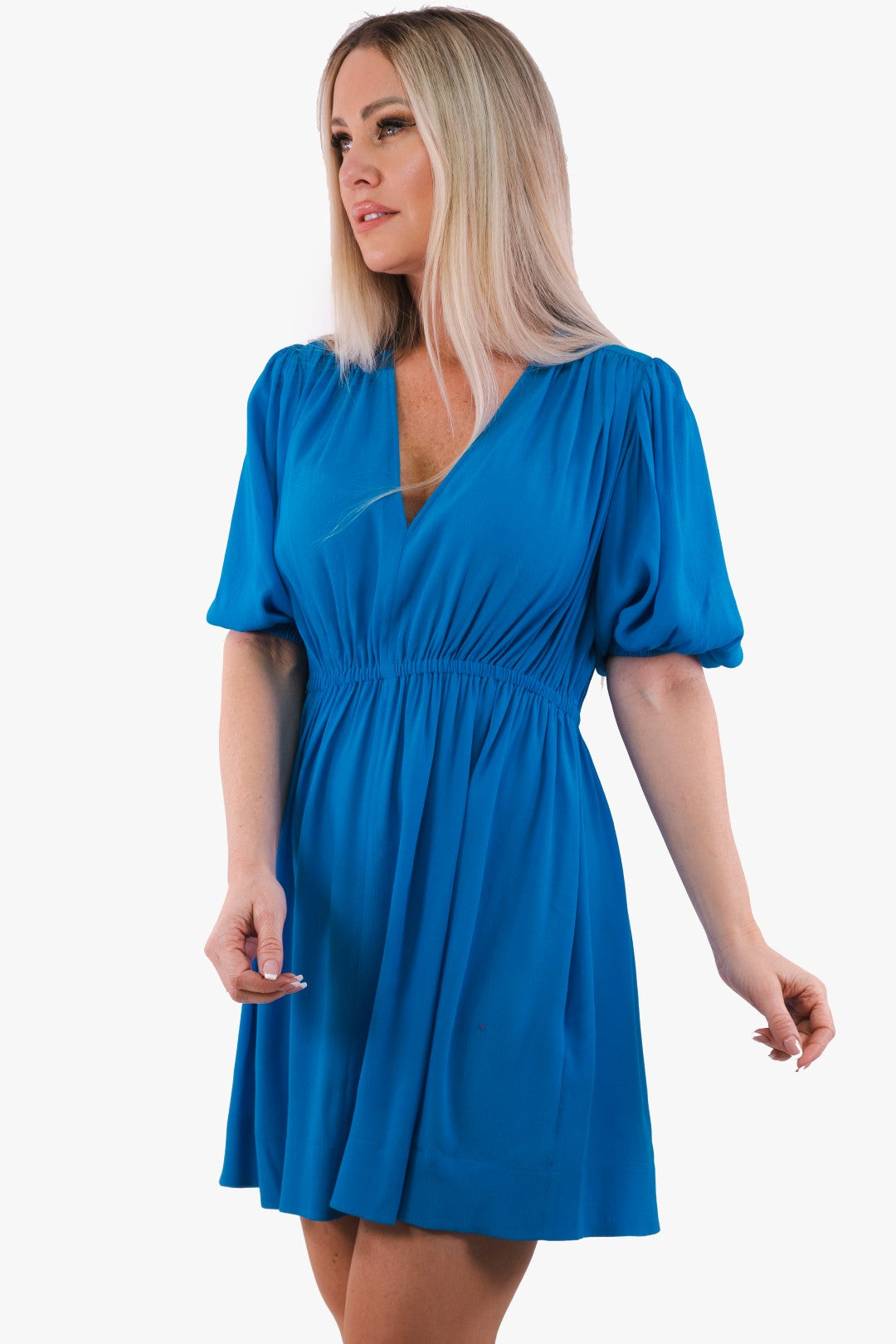 Robe Hugo Boss de couleur Bleu