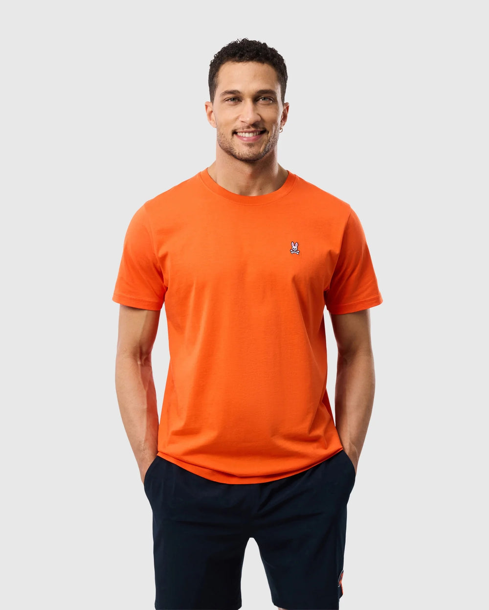 T-Shirt Psycho Bunny de couleur Orange