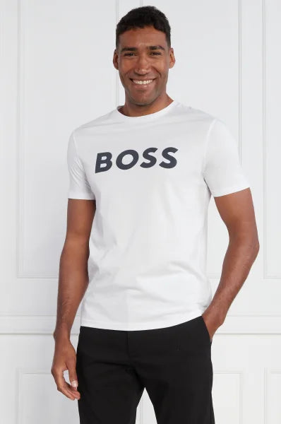 
                      
                        T-Shirt Thinking Hugo Boss de couleur Blanc
                      
                    