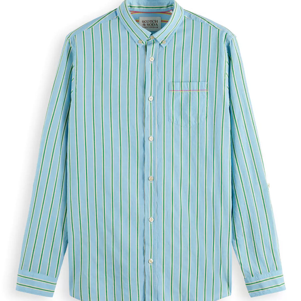 Blue Scotch&amp;Soda Striped Shirt