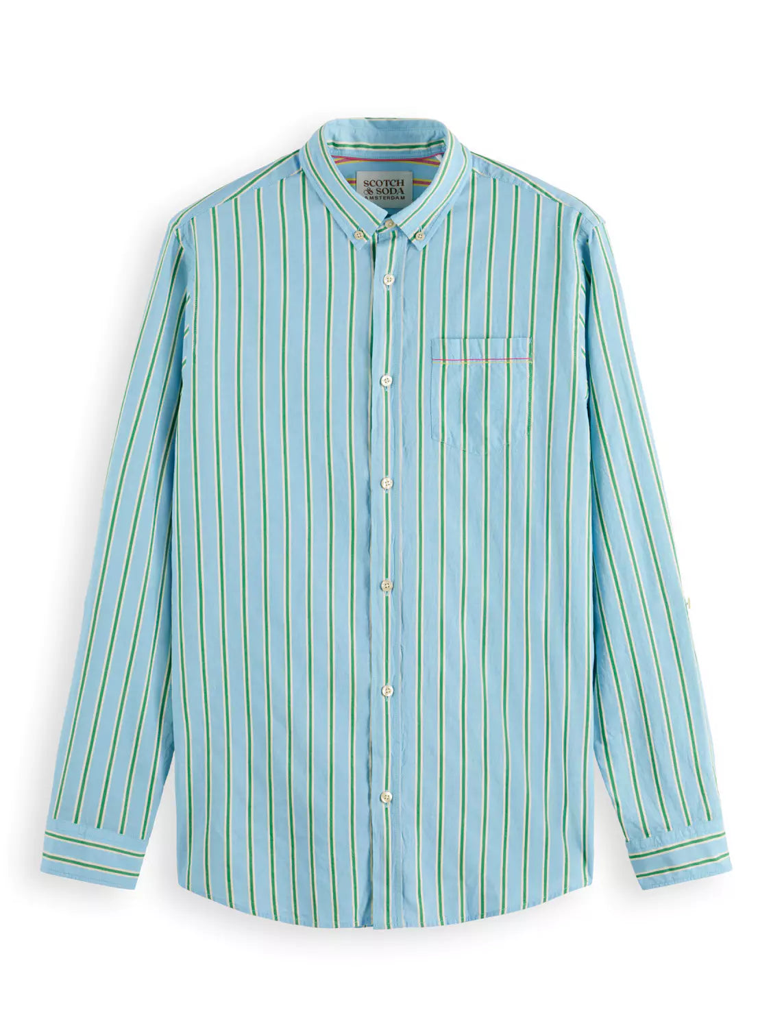 Blue Scotch&amp;Soda Striped Shirt