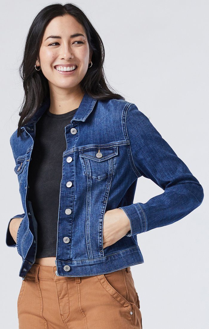 Veste Mavi de couleur Denim (MAVI-11302-84751)