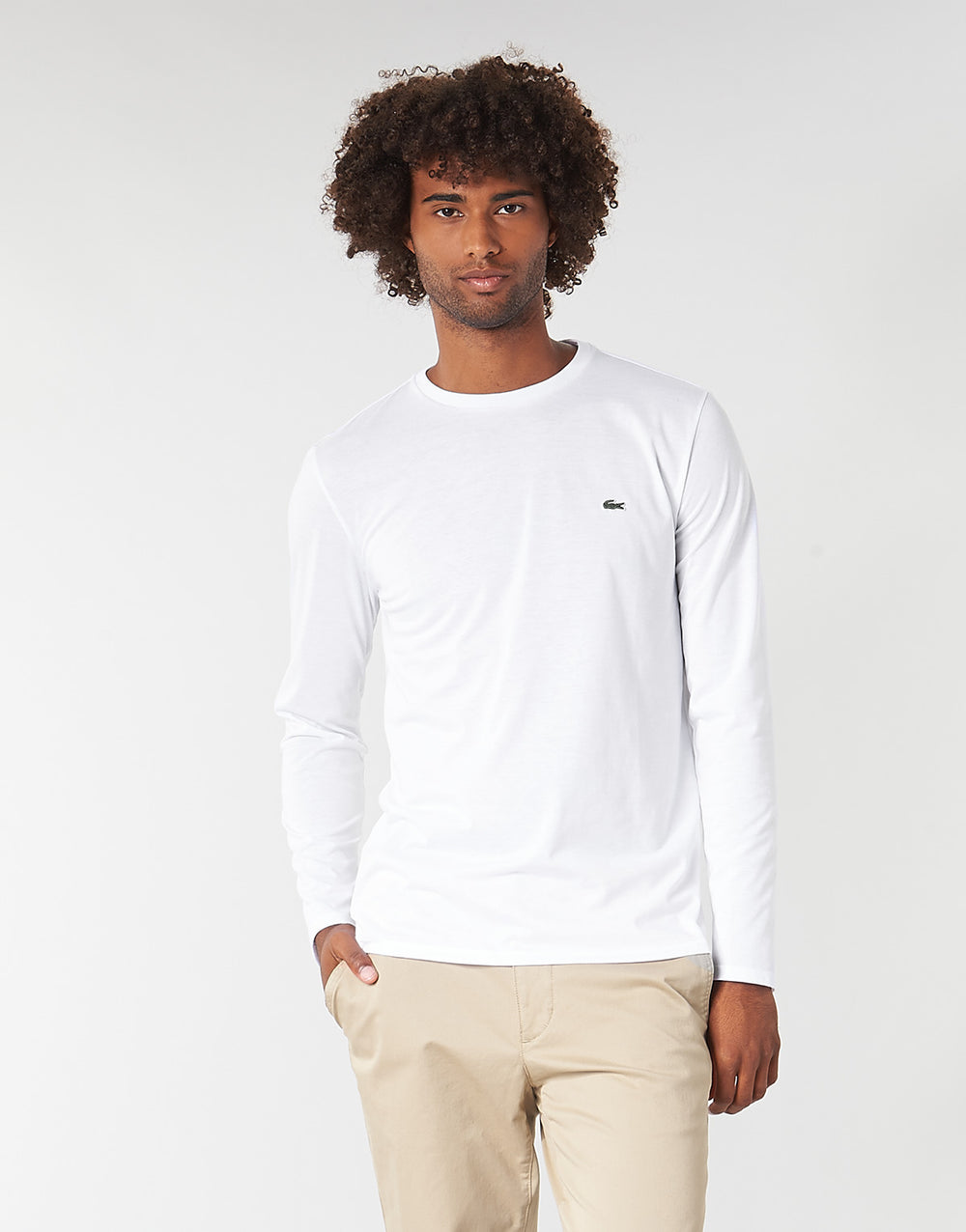 Chandail Lacoste de couleur Blanc