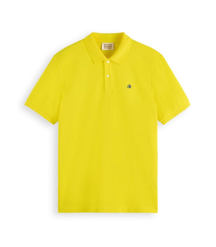 Scotch&Soda polo shirt in yellow color