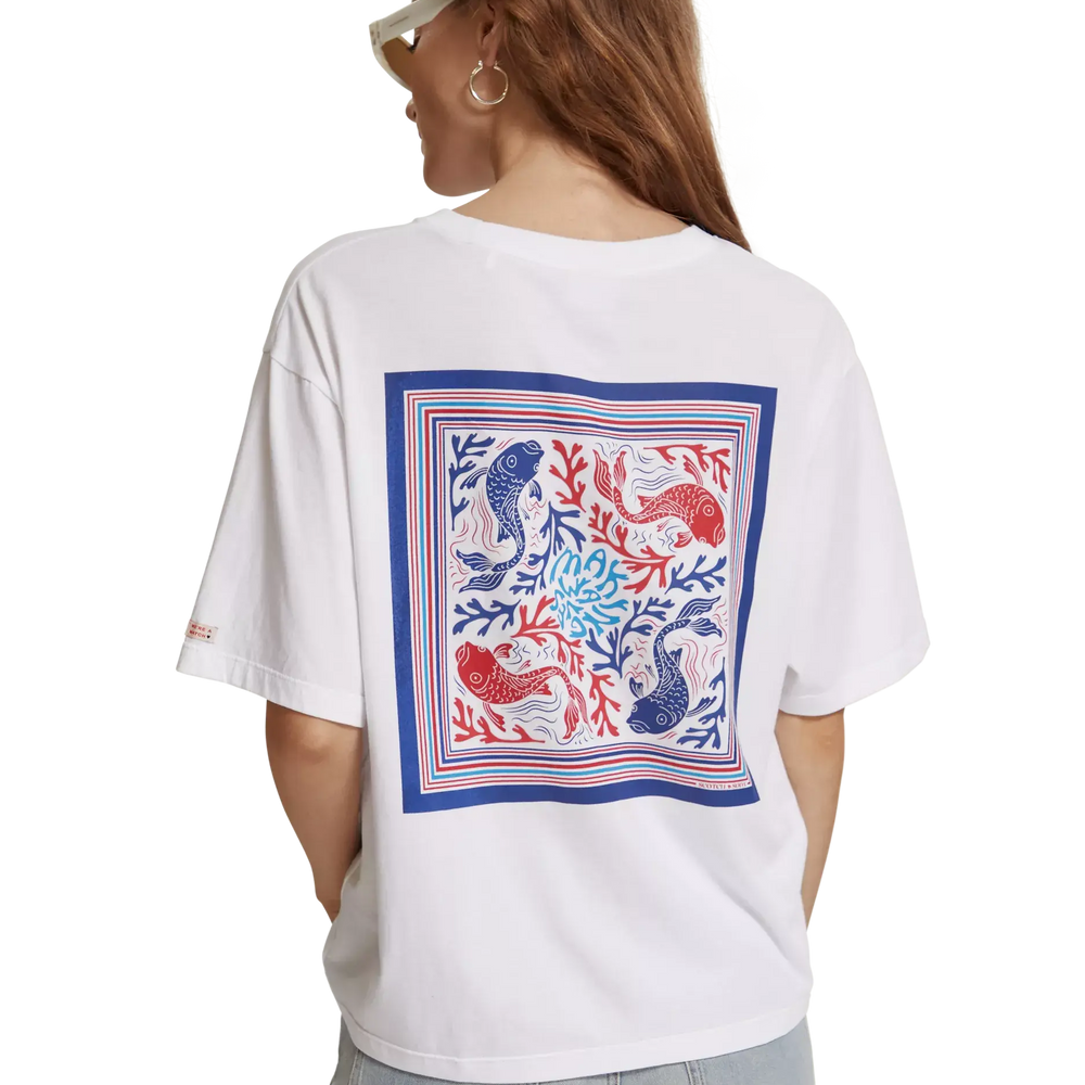 
                      
                        T-Shirt Scotch&Soda de couleur Blanc
                      
                    