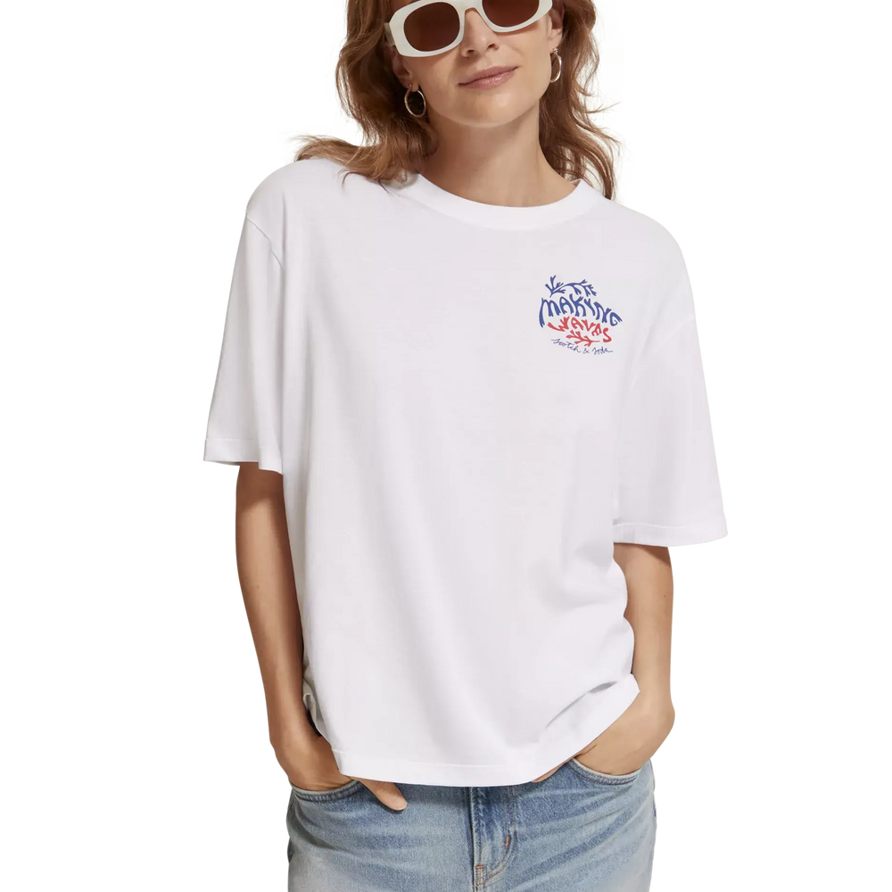 
                      
                        T-Shirt Scotch&Soda de couleur Blanc
                      
                    