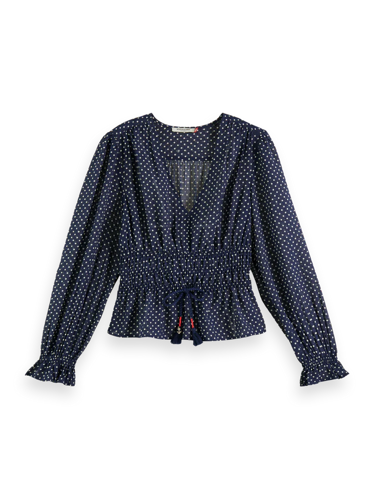 
                      
                        Navy colored Scotch&amp;Soda blouse
                      
                    