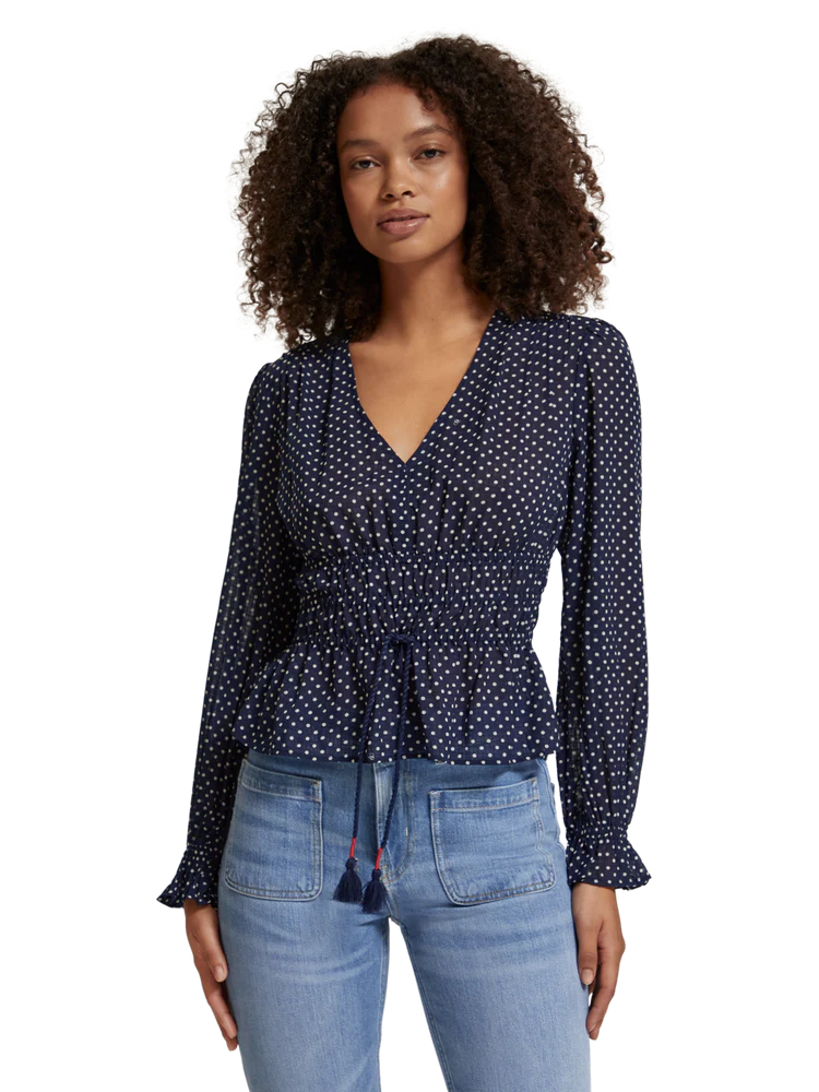 Navy colored Scotch&Soda blouse