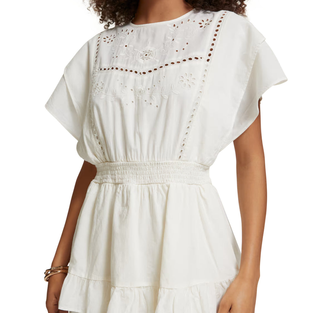 
                      
                        Scotch&amp;Soda Dress in Off White color
                      
                    