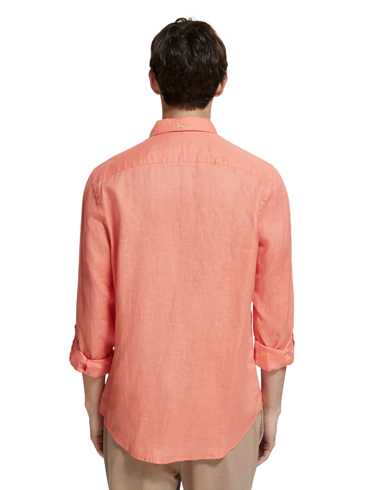 
                      
                        Chemise En Lin Scotch&Soda de couleur Corail
                      
                    