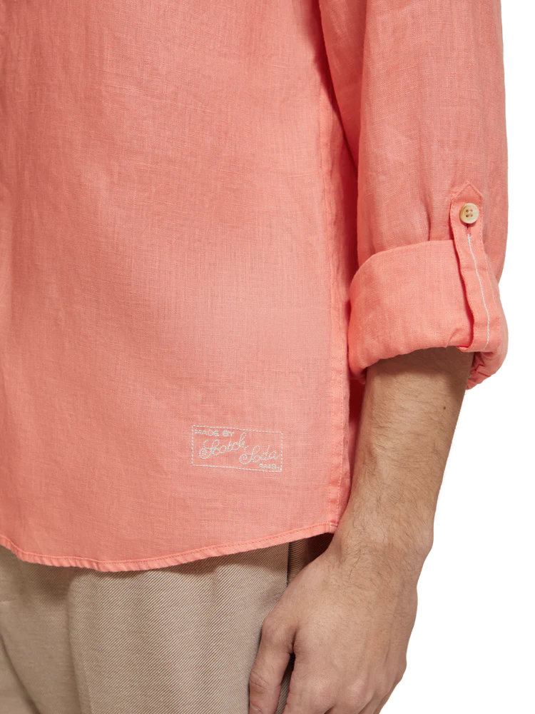 
                      
                        Chemise En Lin Scotch&Soda de couleur Corail
                      
                    