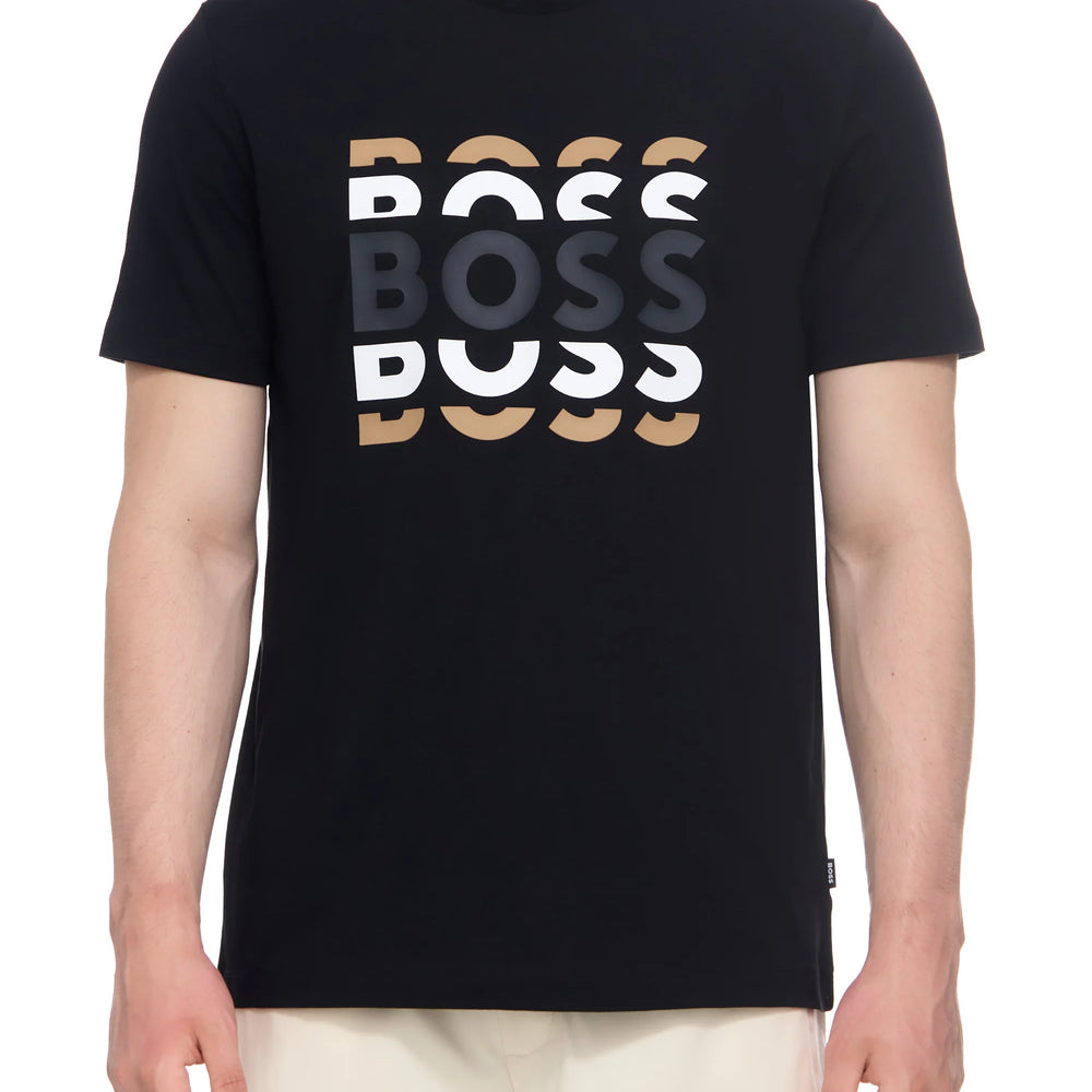 T-Shirt Hugo Boss de couleur Noir