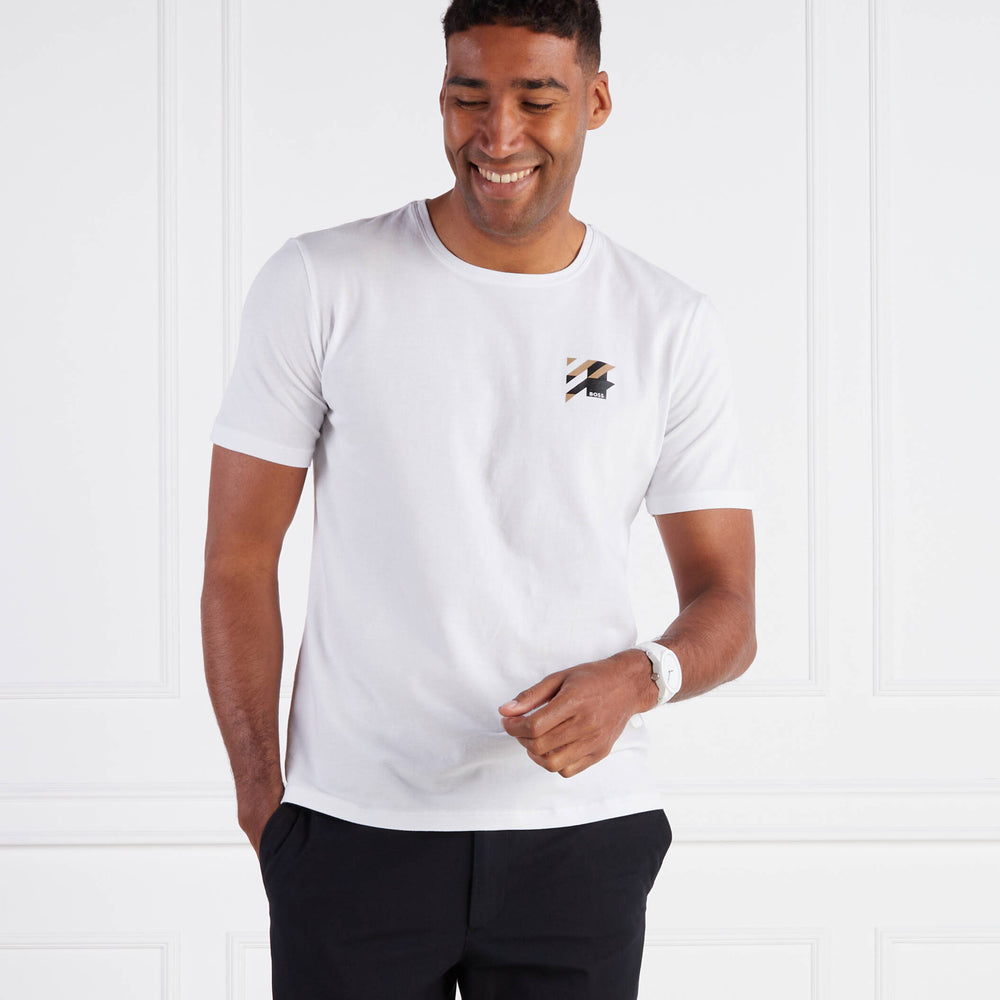 T-Shirt Hugo Boss de couleur Blanc