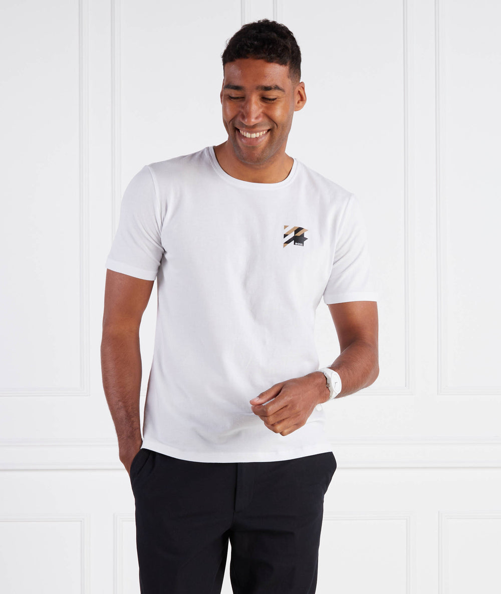 T-Shirt Hugo Boss de couleur Blanc