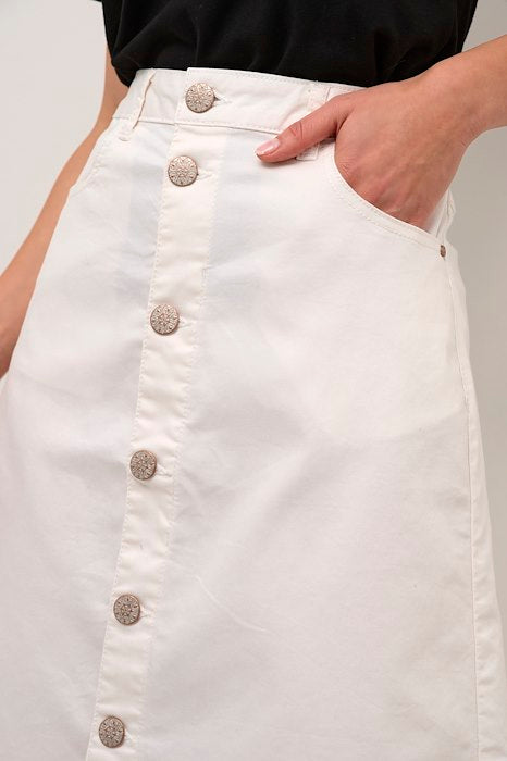 
                      
                        Cream skirt in White color
                      
                    