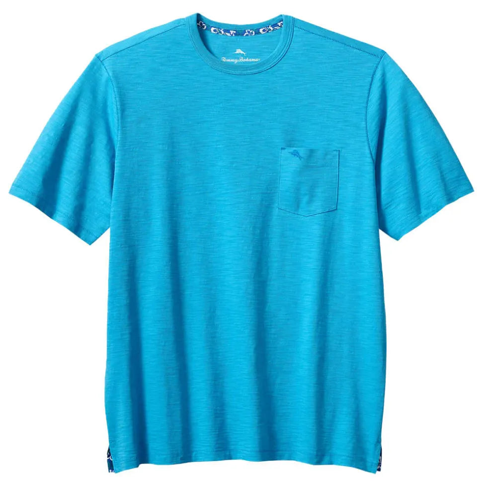 T-Shirt Tommy Bahamas de couleur Turquoise