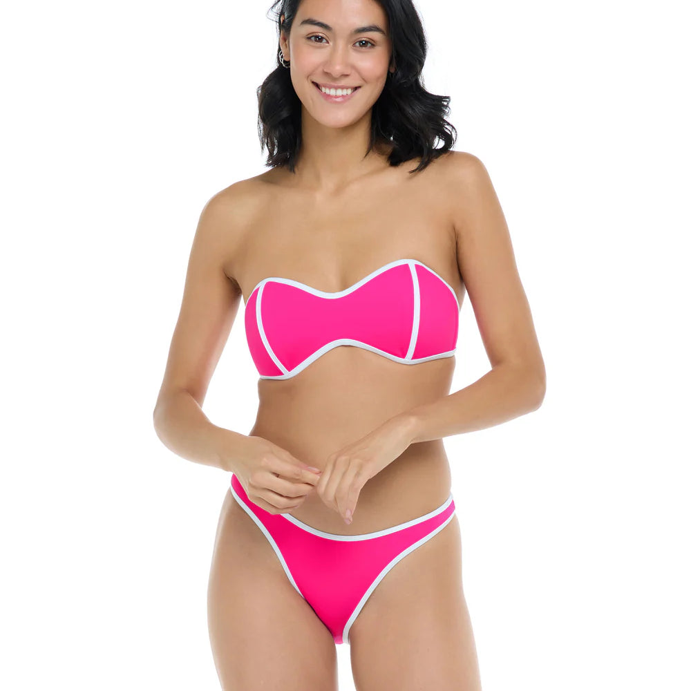 Haut De Maillot Body Glove de couleur Flamingo