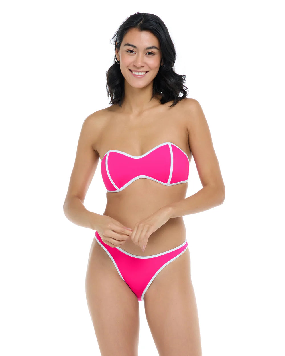 Haut De Maillot Body Glove de couleur Flamingo