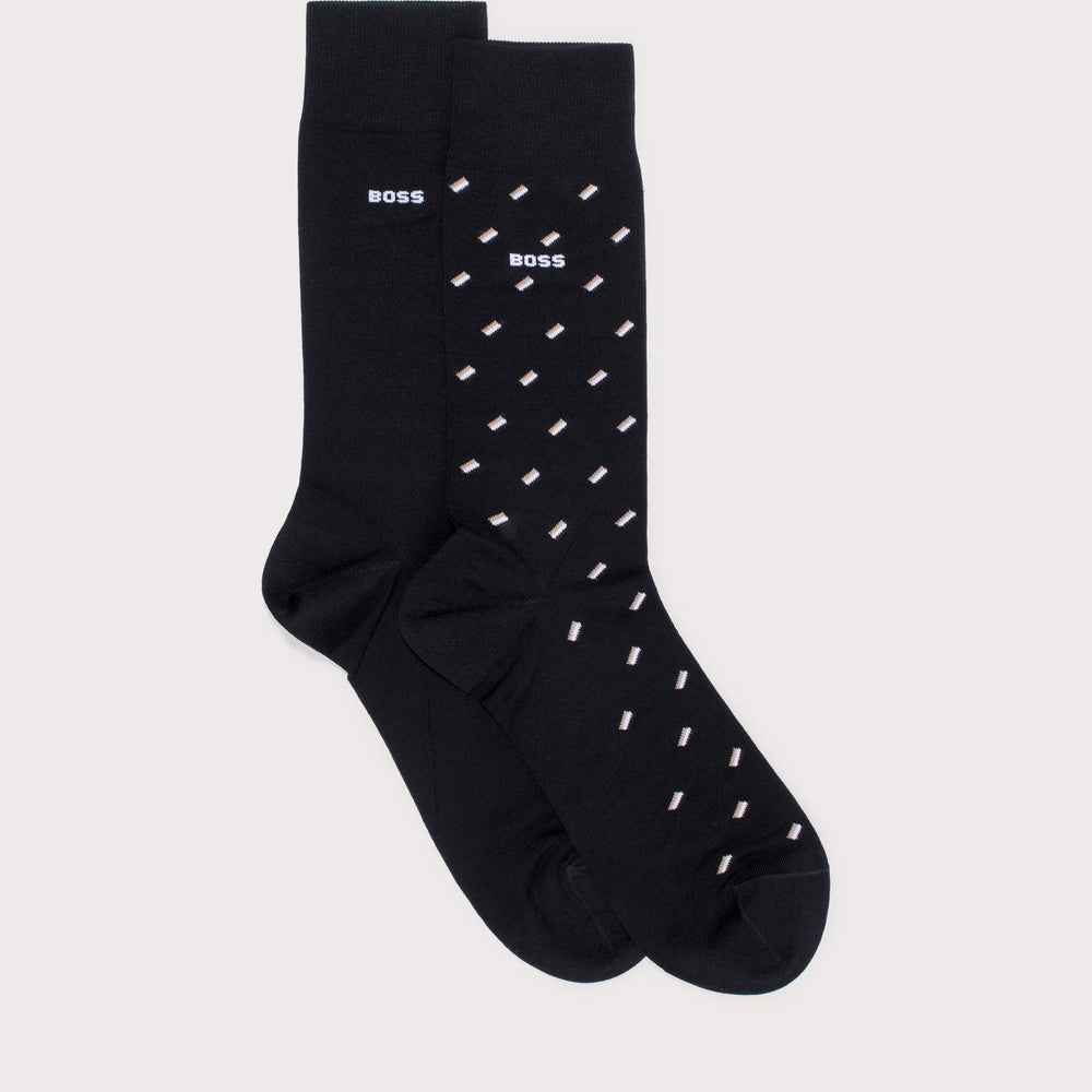 Chaussettes Boss de couleur Noir