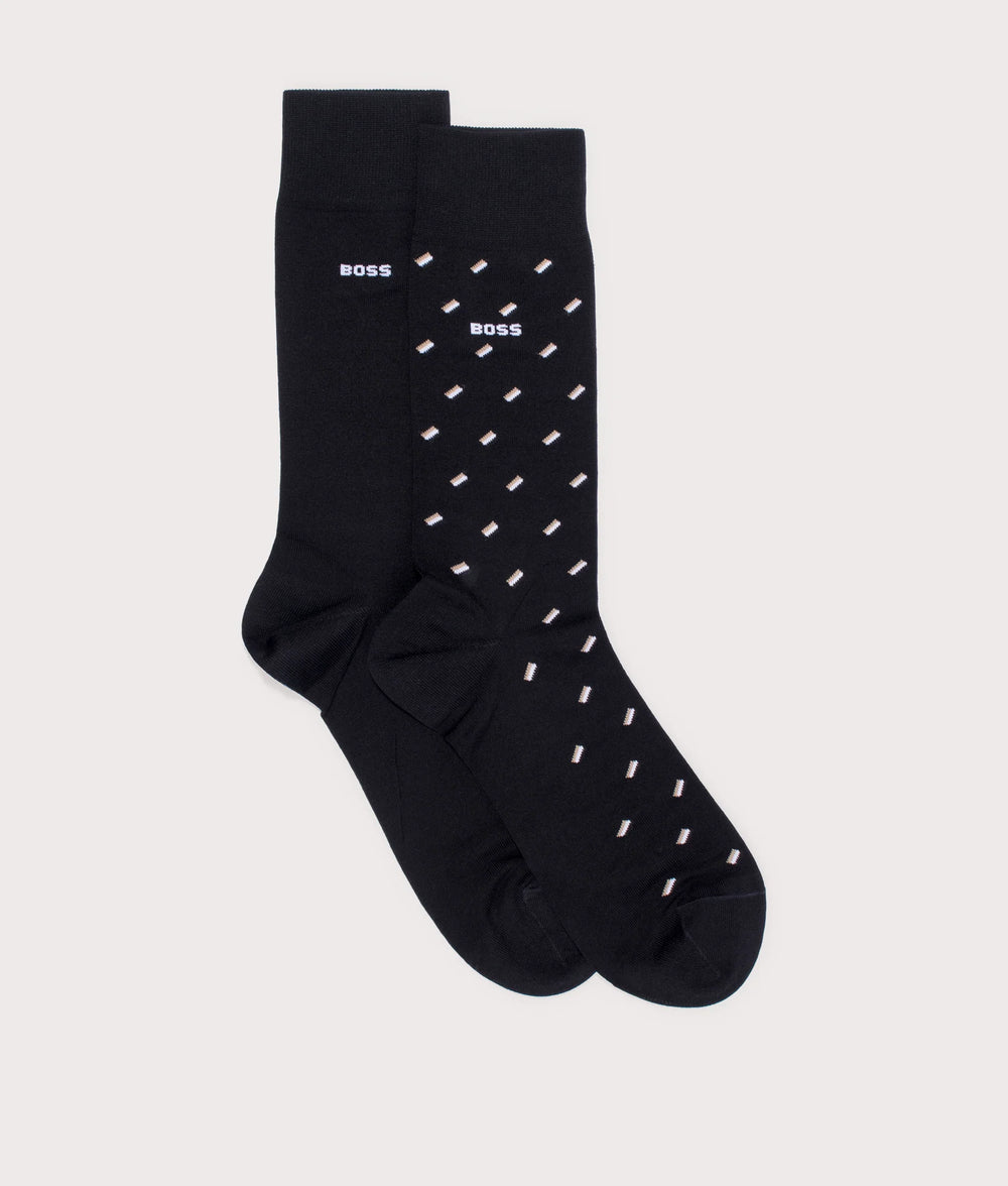 Chaussettes Boss de couleur Noir