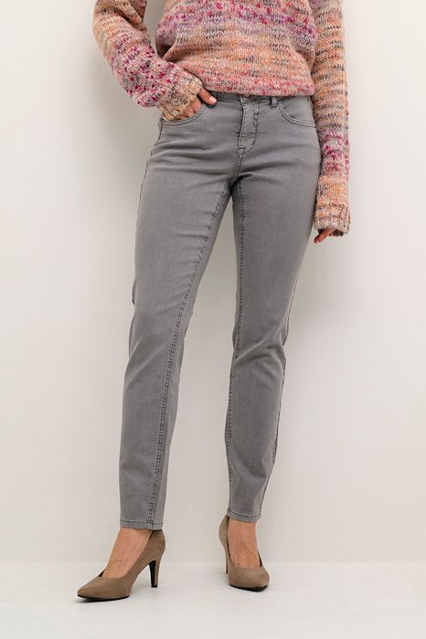 
                      
                        Cream pants in Gray color
                      
                    