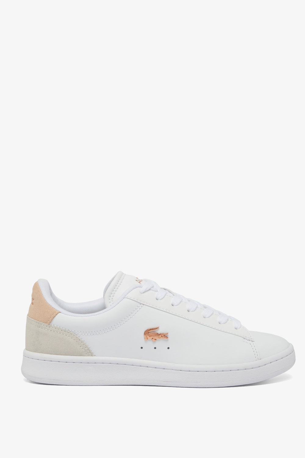 Souliers Lacoste de couleur Blanc