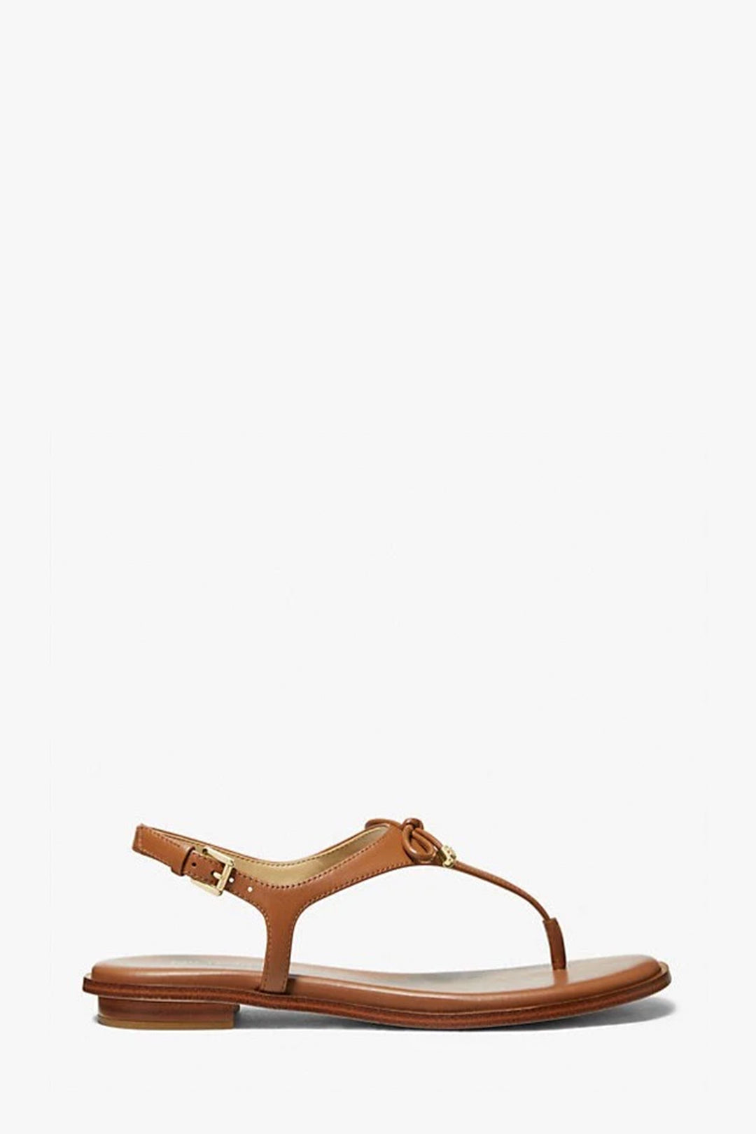 Michael Kors Nori Flat Sandal in Tan color