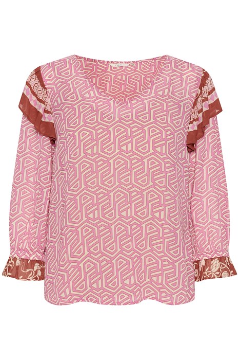 Tunic Cream in Pink color