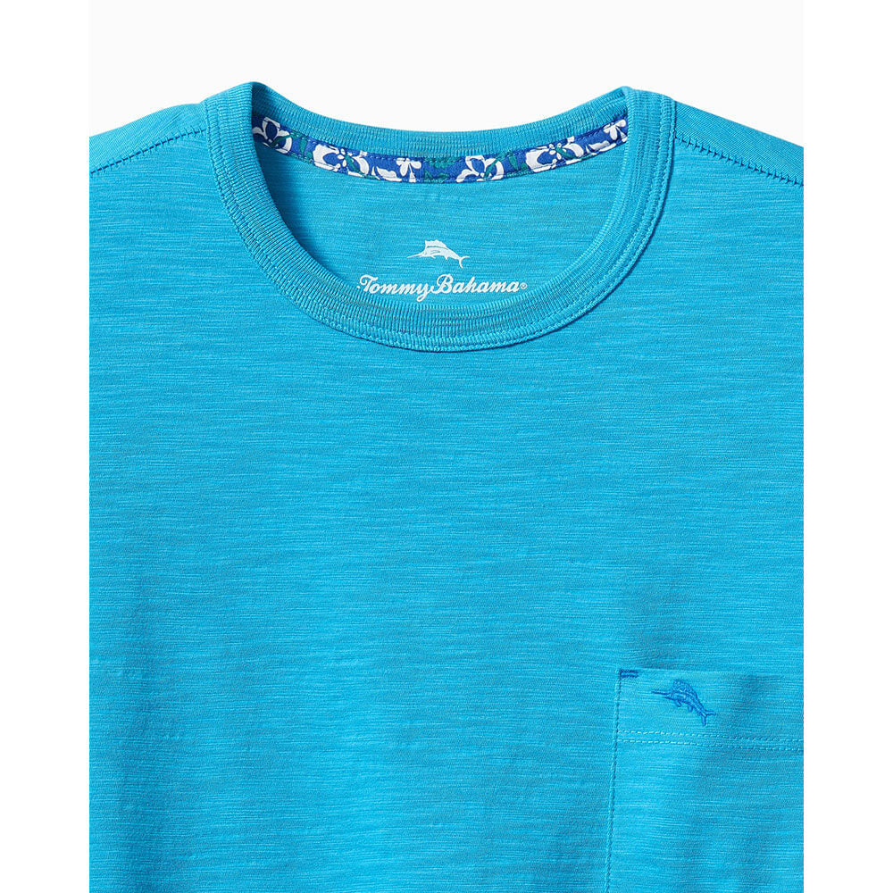 
                      
                        T-Shirt Tommy Bahamas de couleur Turquoise
                      
                    