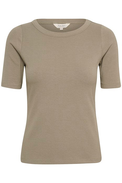 
                      
                        Part Two T-Shirt in Vetiver color
                      
                    