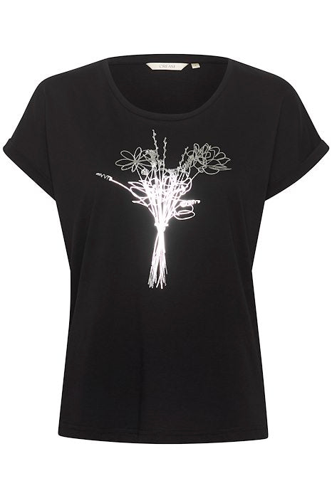 
                      
                        T-Shirt Cream de couleur Noir
                      
                    