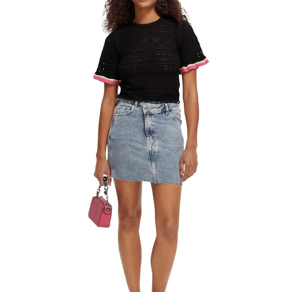 Scotch&amp;Soda denim-colored skirt