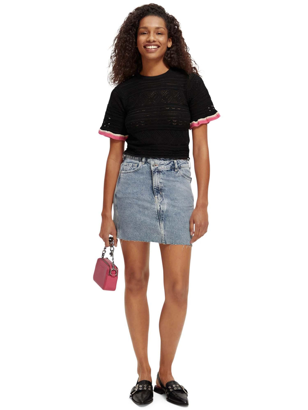 Scotch&Soda denim-colored skirt