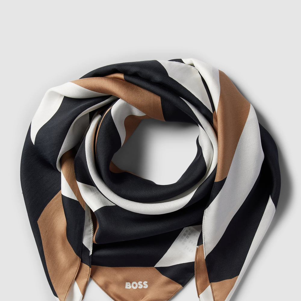 
                      
                        Hugo Boss scarf in Black/Beige color
                      
                    