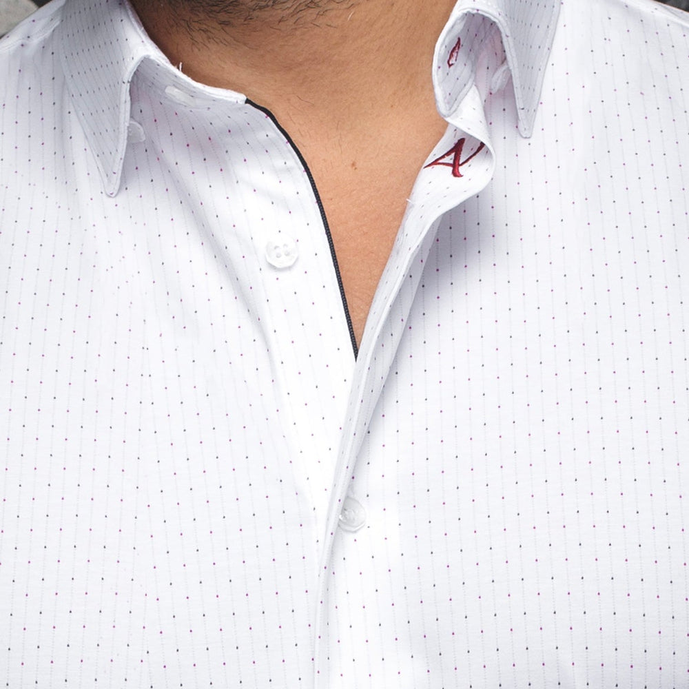 
                      
                        Chemise | ALEXANDER-NDL, white fuchsia - AU NOIR
                      
                    