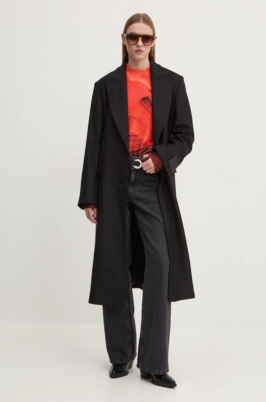 Manteau Hugo Boss de couleur Noir