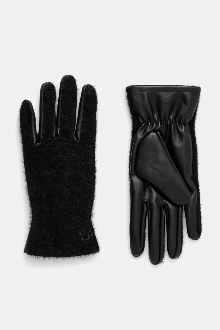 Gants Hugo Boss de couleur Noir