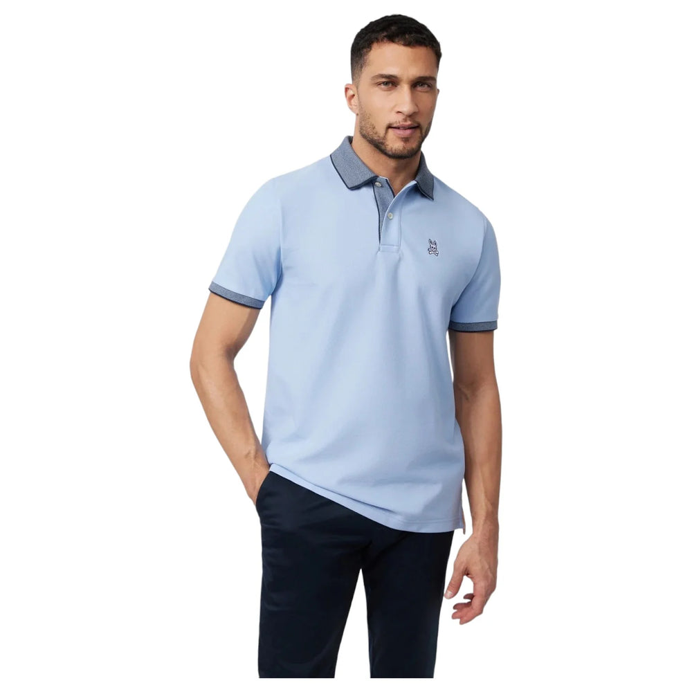 Polo Psycho Bunny de couleur Bleu