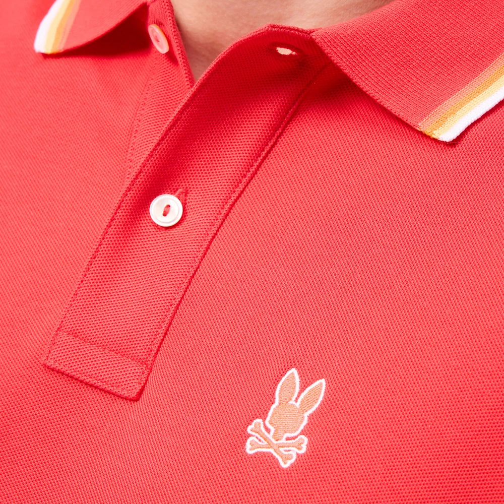 
                      
                        Polo Psycho Bunny de couleur Hibiscus
                      
                    