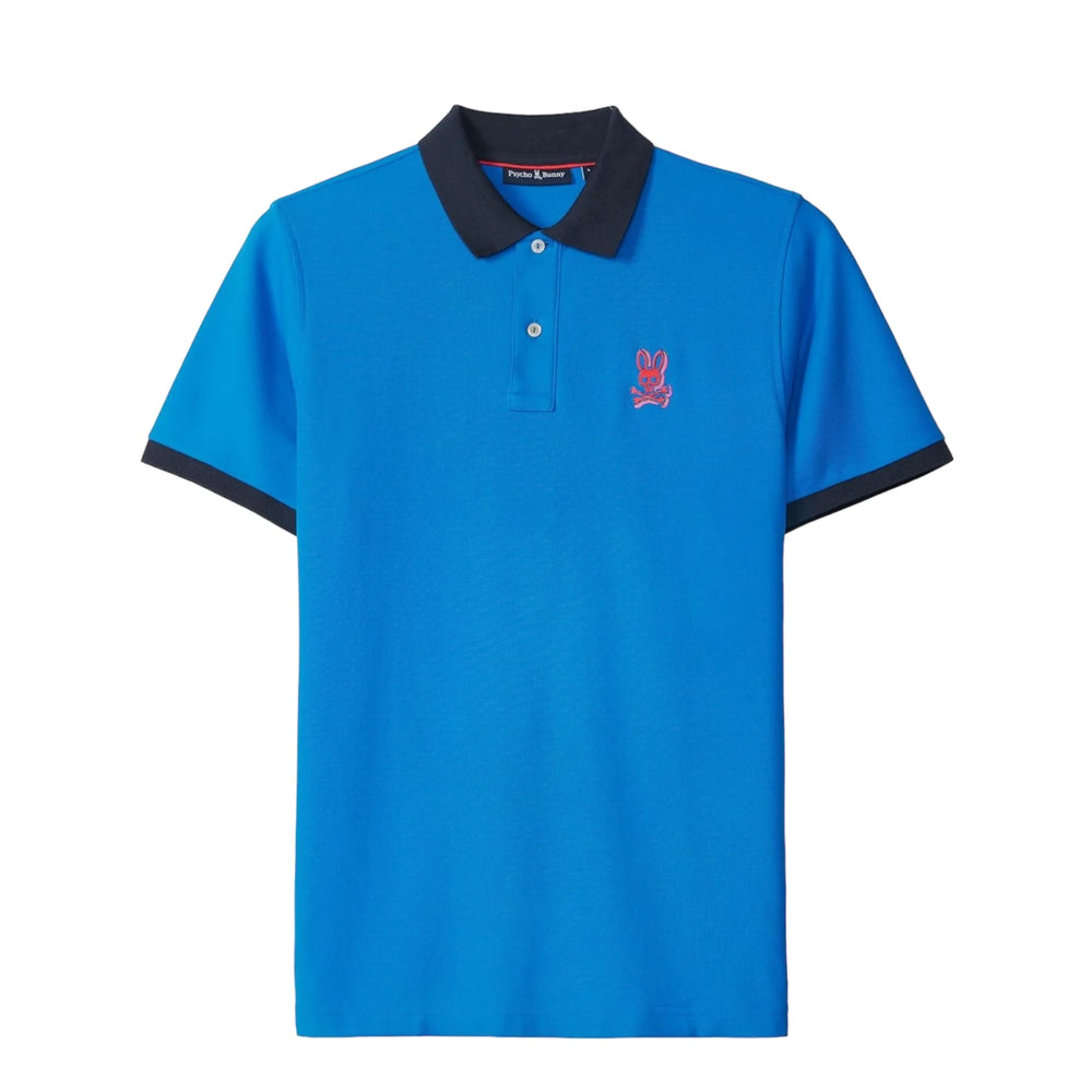 Polo Psycho Bunny de couleur Bleu