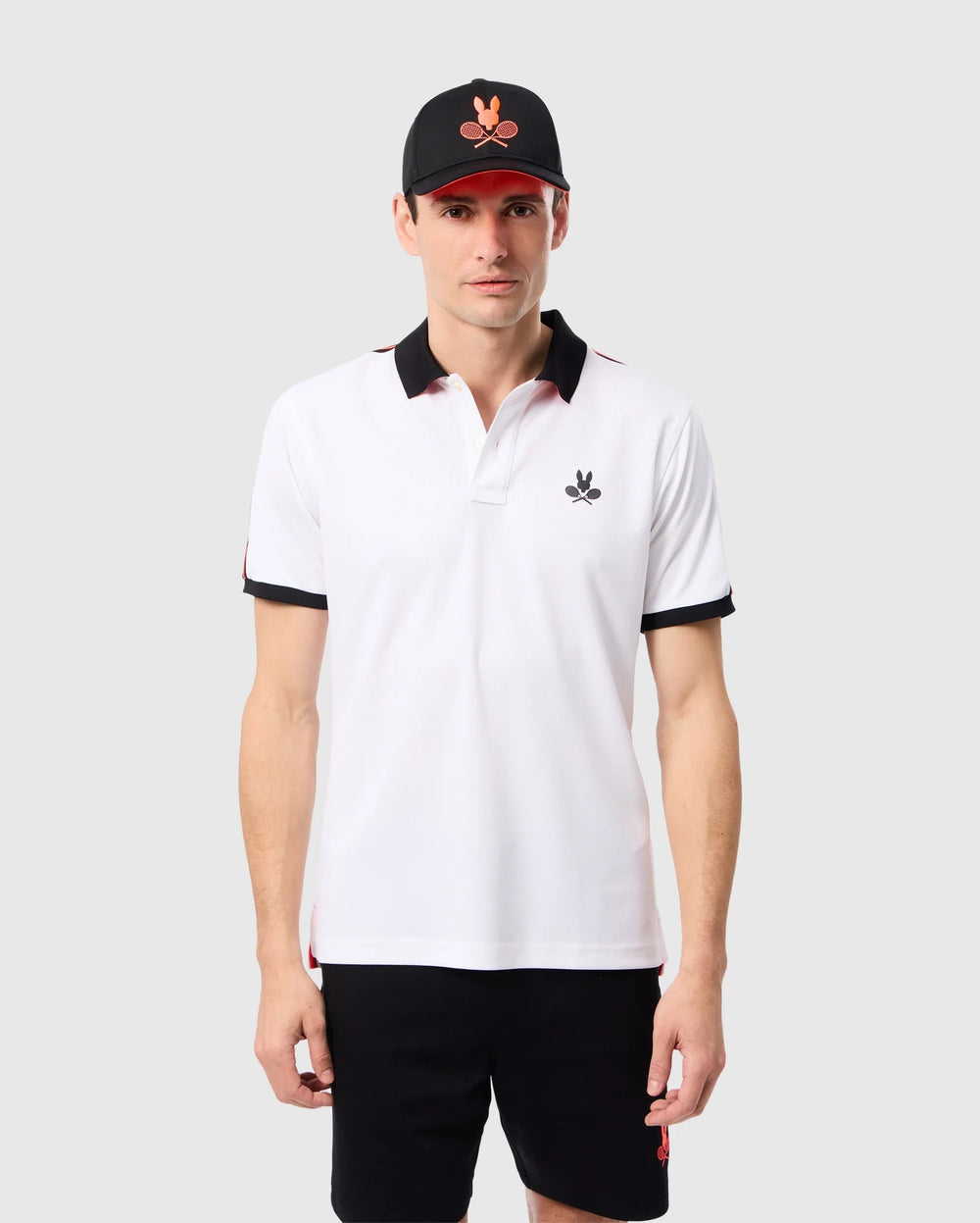 Polo Psycho Bunny de couleur Blanc