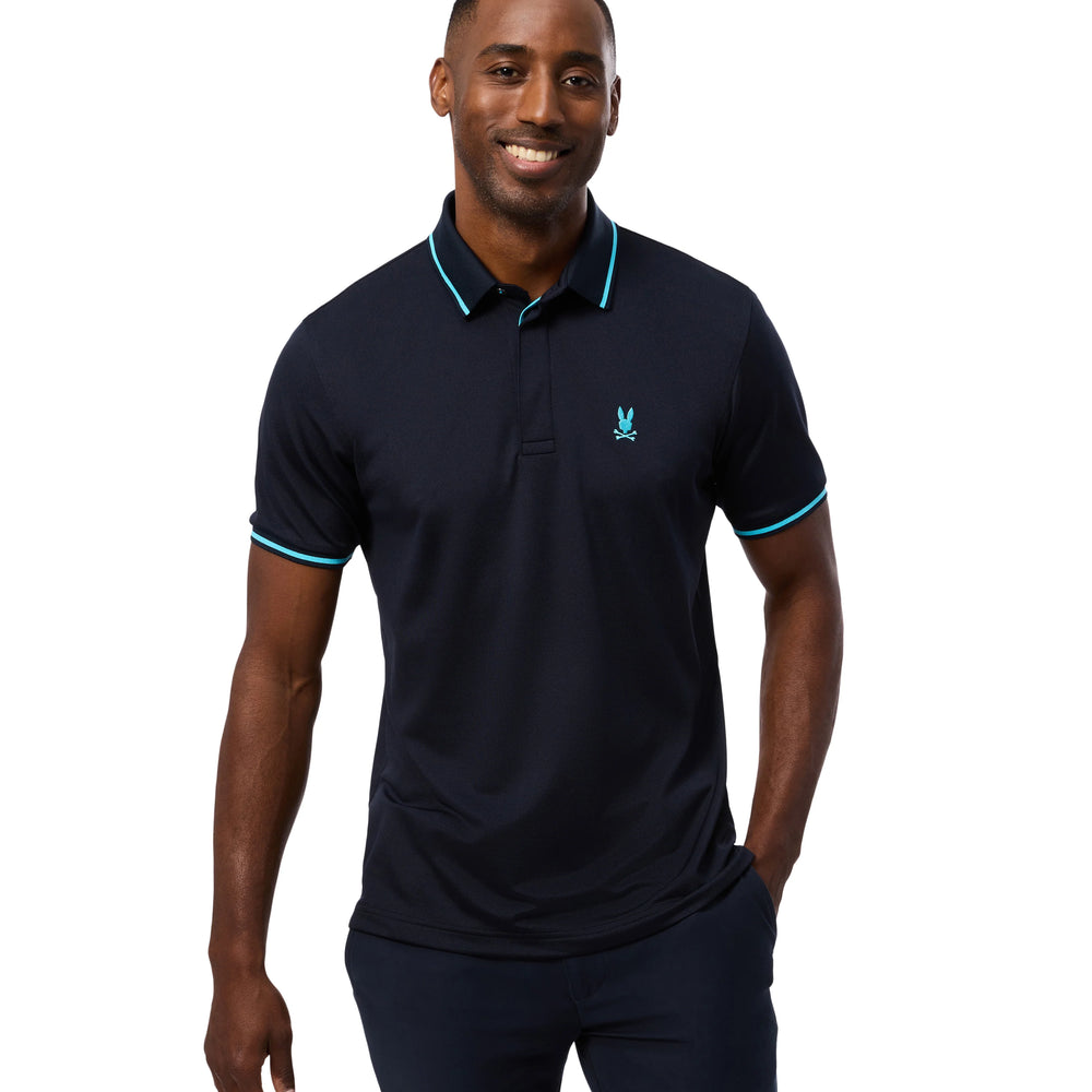 Polo Psycho Bunny de couleur Marine